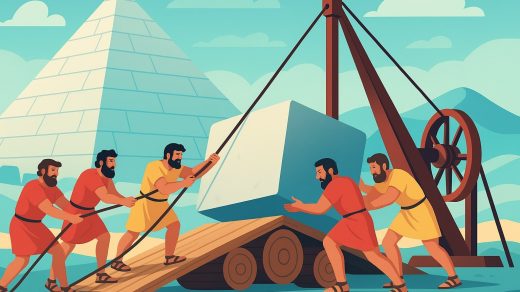 Ежелгі құрылысшылар ауыр тастарды қалай көтерген