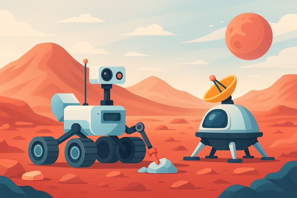 Марстағы роботтар не істейді – ИнфоРадар 1