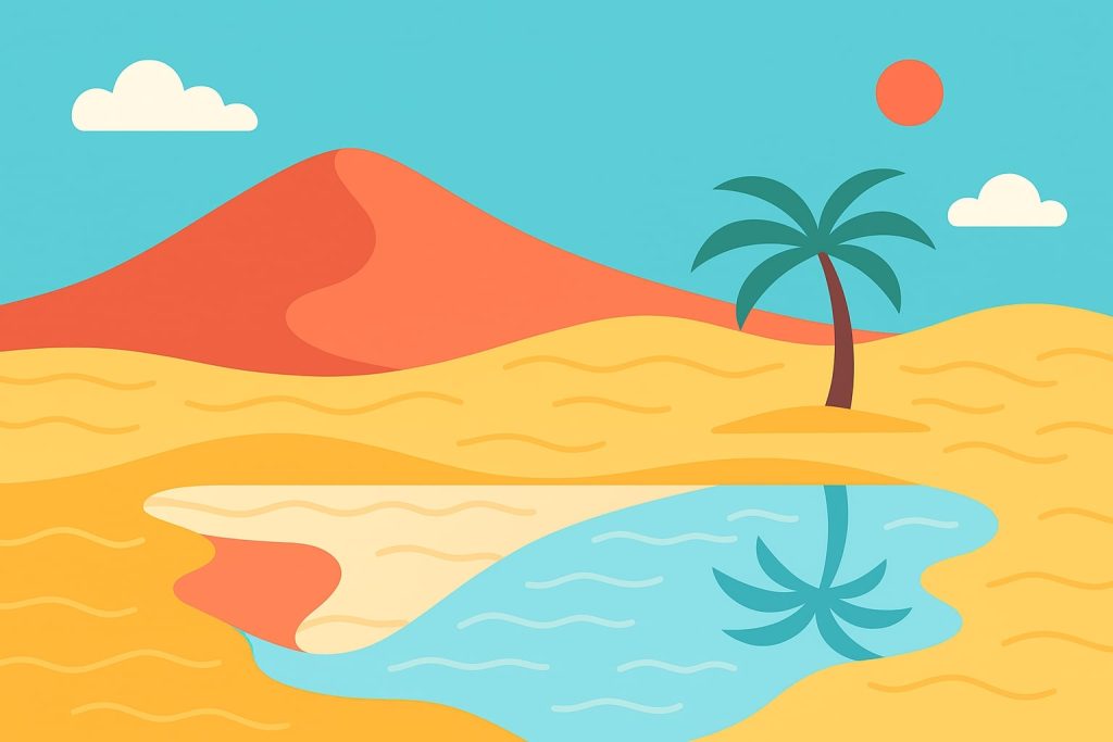 Шөлде мираж қалай пайда болады – ИнфоРадар 1