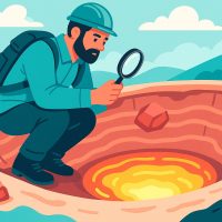 Кратерлерде геологтар нені зерттейді