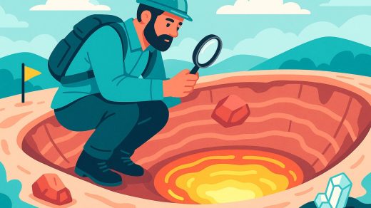 Кратерлерде геологтар нені зерттейді