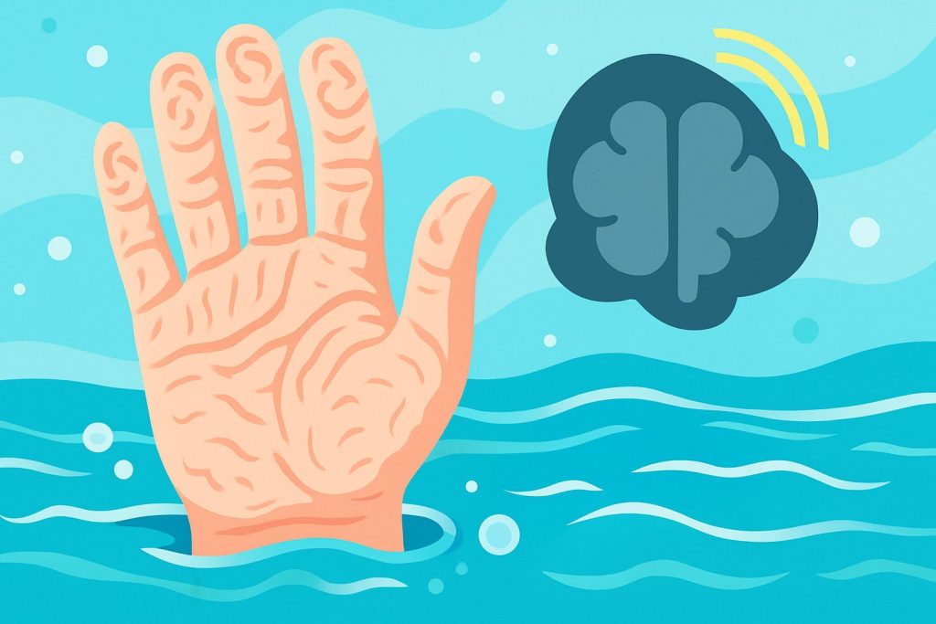 Неліктен менің саусақтарым суда мыжылады? – ИнфоРадар 1