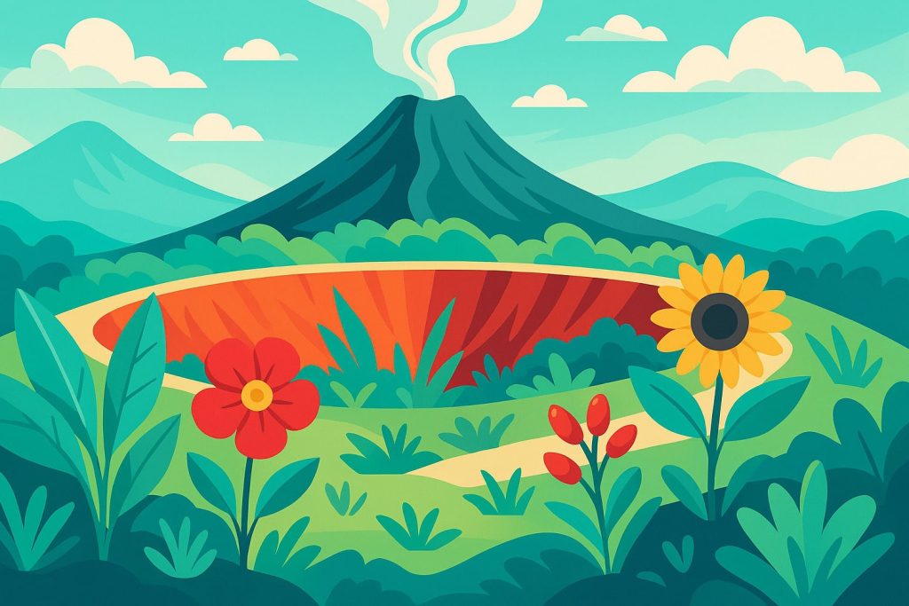 Вулкан кратерінде не өседі – ИнфоРадар 1