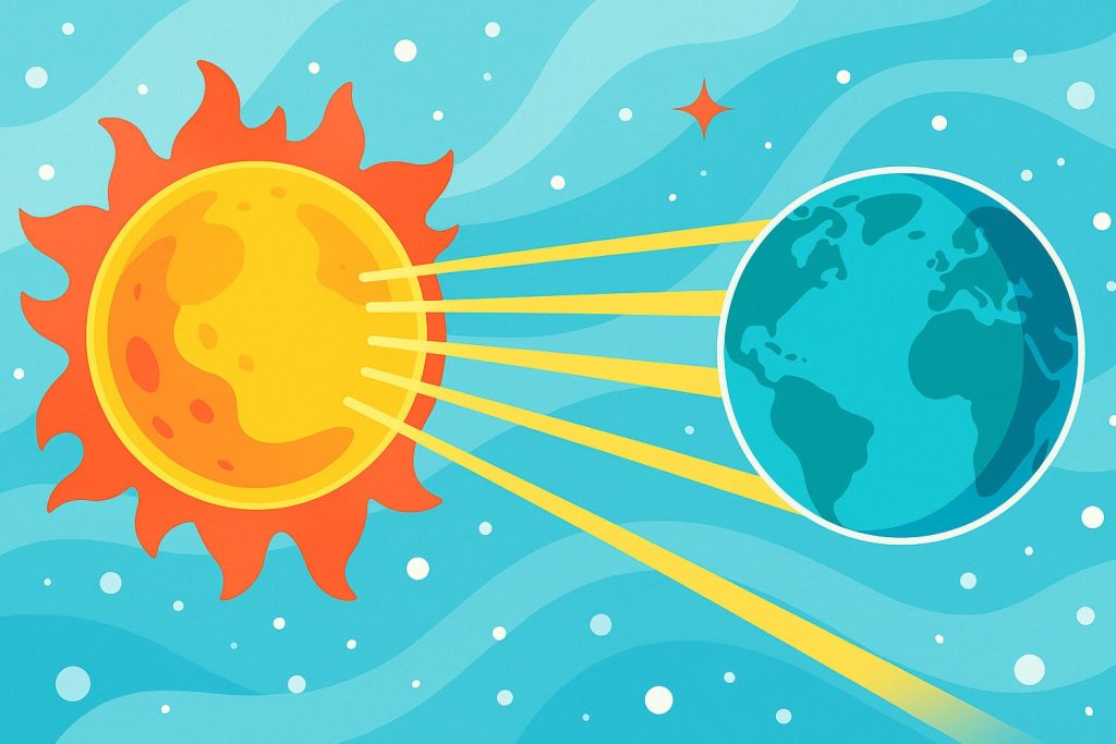 Жарық Күннен Жерге қанша уақытта жетеді? – ИнфоРадар 1