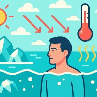 Почему ледяная вода кажется теплее, чем воздух