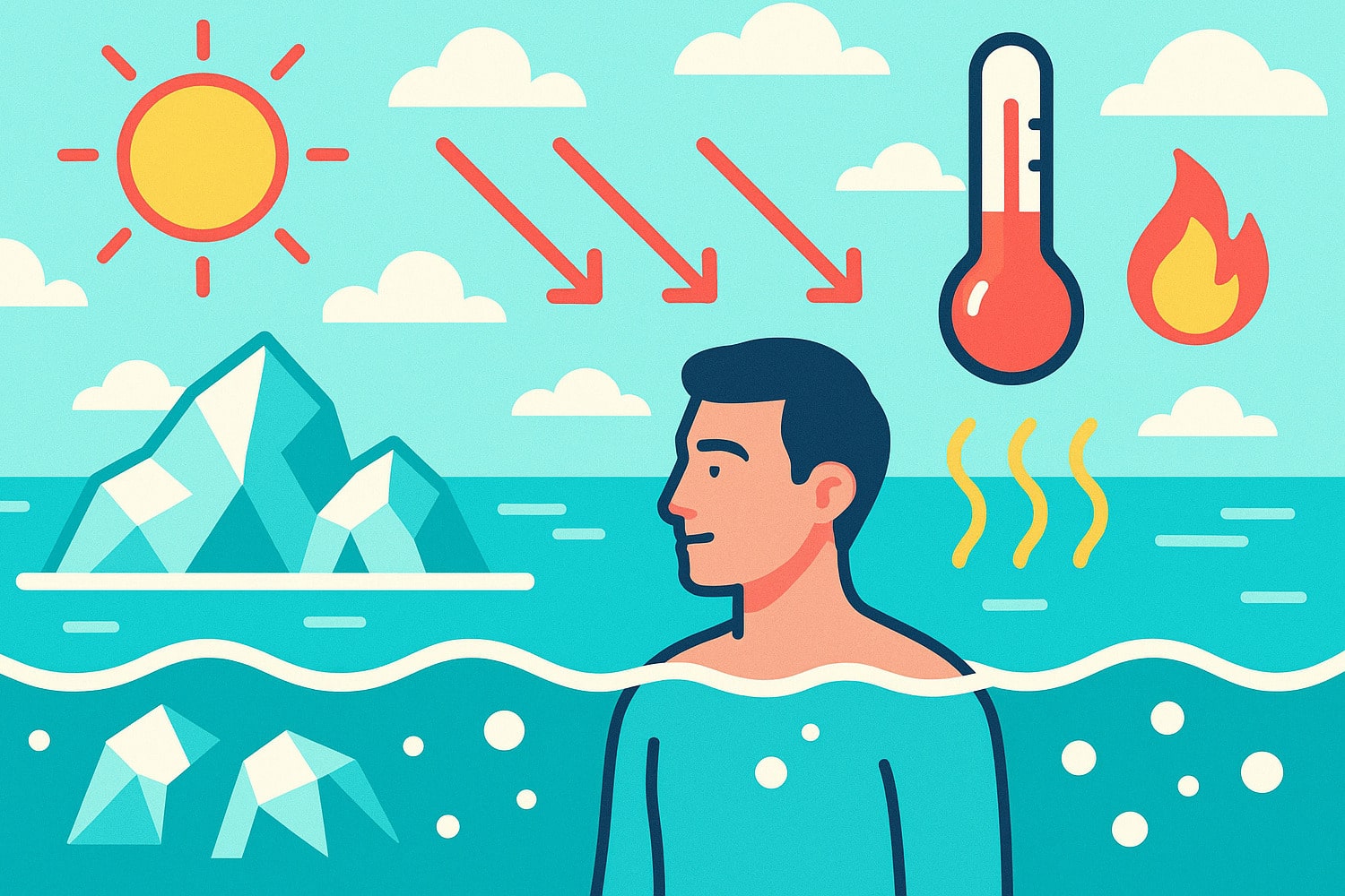 Почему ледяная вода кажется теплее, чем воздух – ИнфоРадар 1