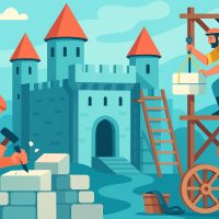 Как строились древние замки Как строились древние замки