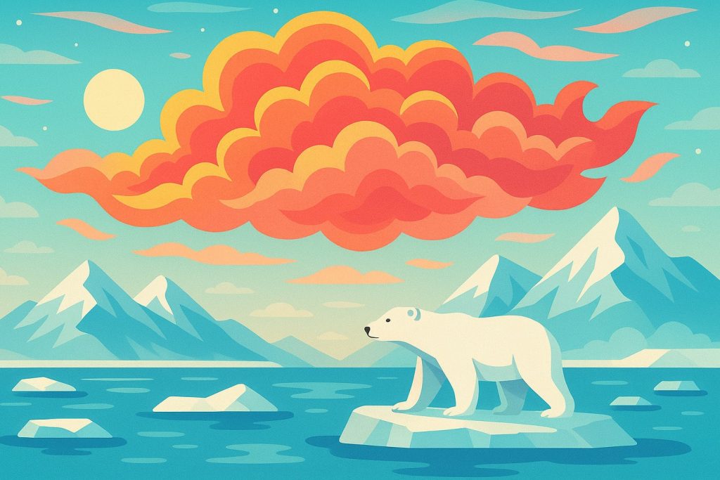 Неліктен Арктикада отты бұлттар пайда болады? – ИнфоРадар 1