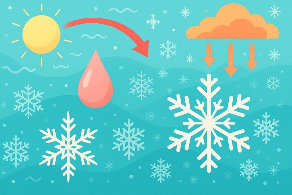 Қар түйіршіктері қалай пайда болады – ИнфоРадар 1
