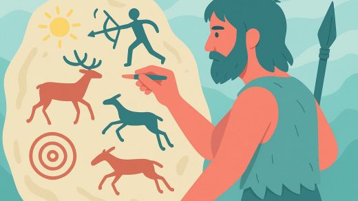 Ежелгі үңгір суреттері нені көрсетеді?