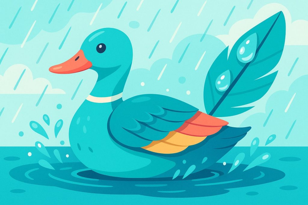 Неліктен құстардың қауырсындары суланбайды? – ИнфоРадар 1