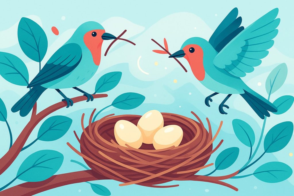 Құстар қалай ұя салады – ИнфоРадар 1