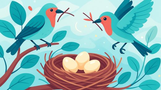 Құстар қалай ұя салады