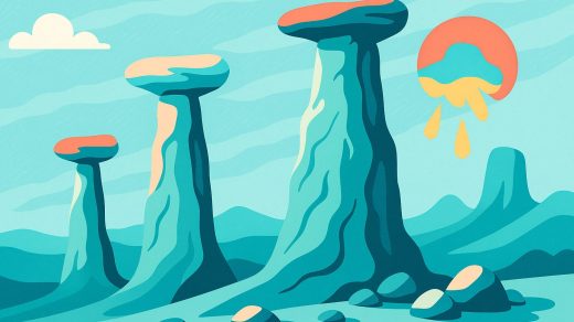 Тас бағаналар қалай қалыптасады?