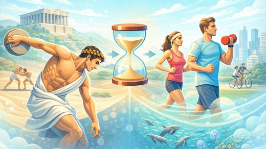 Когда человек начал заниматься спортом