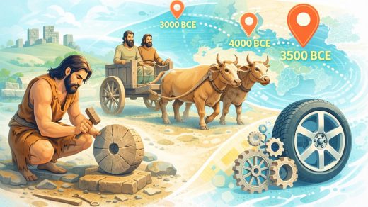 Когда придумали колёсный транспорт
