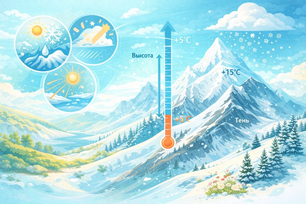 Неліктен тауларда қар ұзаққа созылады? – ИнфоРадар 1