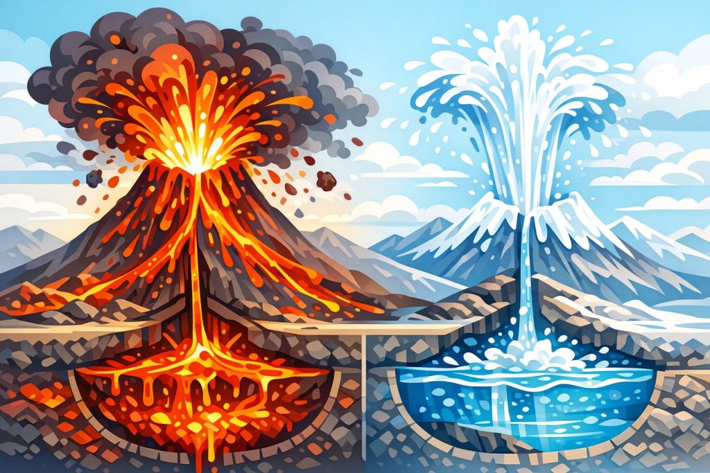 Неліктен жанартаулар суды емес, лаваны шашады? – ИнфоРадар 1