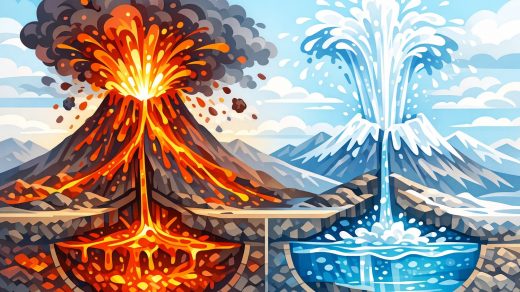 Неліктен жанартаулар суды емес, лаваны шашады?