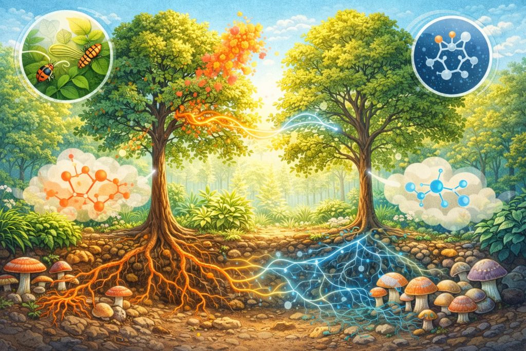 Өсімдіктер бір-бірімен қалай байланысады? – ИнфоРадар 1