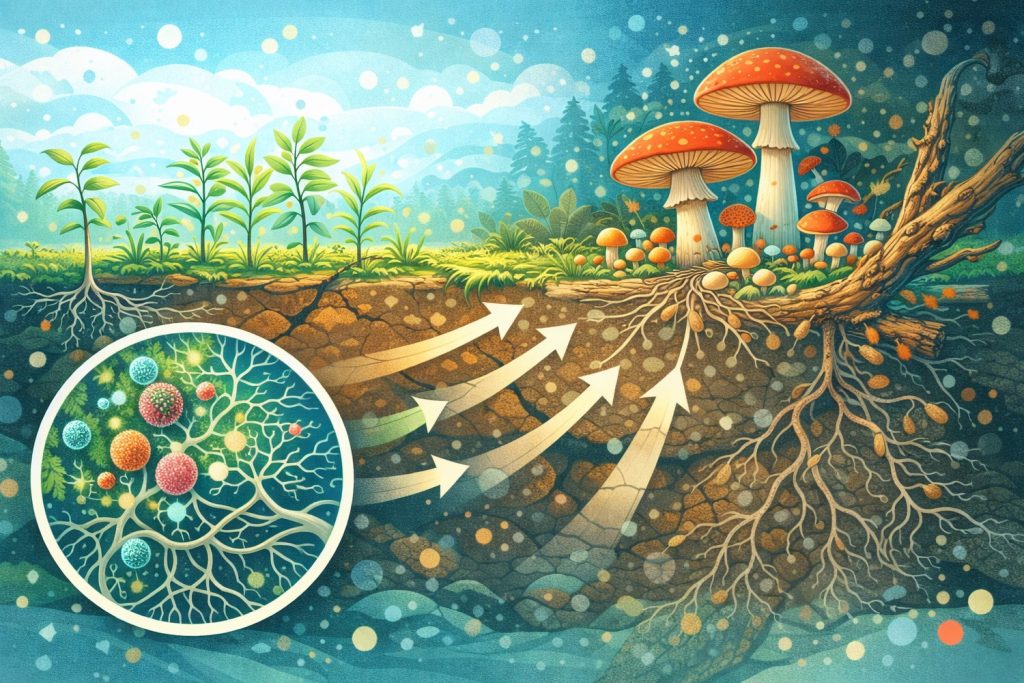 Саңырауқұлақтар аумақтарды қалай басып алады – ИнфоРадар 1