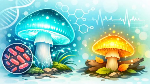 Почему у некоторых грибов светятся шляпки