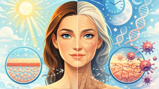 Почему стареет кожа?