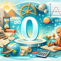 Когда начали применять нуль в математике