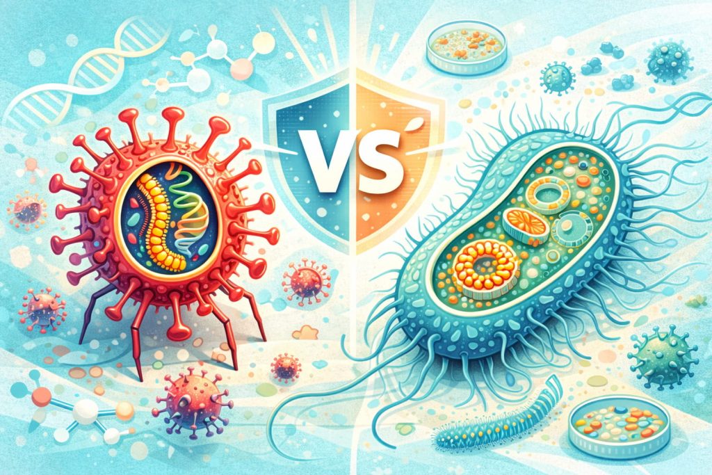 Что делает вирус отличным от бактерии – ИнфоРадар 1