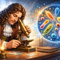 Адамзат бактериялар туралы қашан білді?