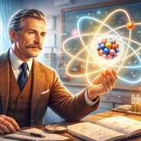 Атомның алғашқы моделін жасаған кім