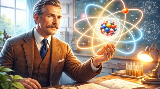 Атомның алғашқы моделін жасаған кім