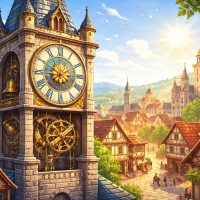 Бірінші мұнара сағаты қашан пайда болды?