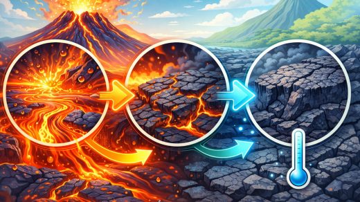 Как лава становится камнем