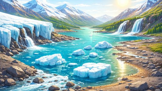 Мұздықтар ерігеннен кейін не қалады