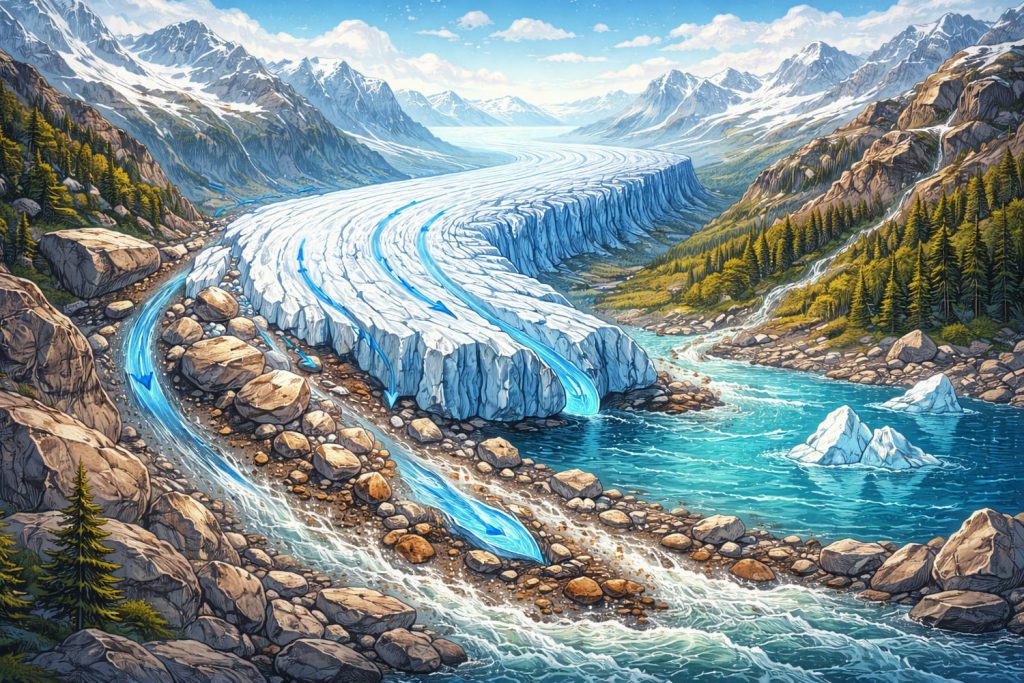 Мұздықтар жер бедерін қалай өзгертеді – ИнфоРадар 1