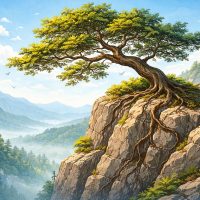 Неліктен кейбір ағаштар тастарда өседі?