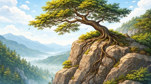 Неліктен кейбір ағаштар тастарда өседі?