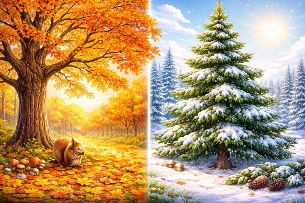 Неліктен кейбір ағаштар жапырақтарын төгеді, ал басқалары түспейді? – ИнфоРадар 1