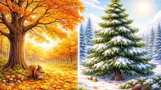 Неліктен кейбір ағаштар жапырақтарын төгеді, ал басқалары түспейді?