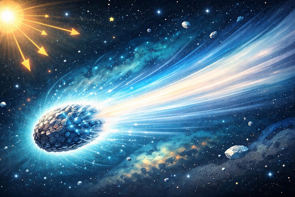 Неліктен кометалар құйрық қалдырады? – ИнфоРадар 1