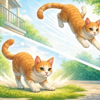 Почему кошки всегда приземляются на лапы?