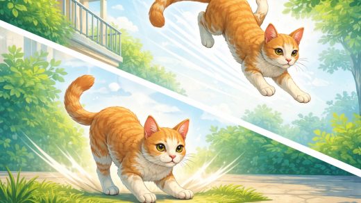 Почему кошки всегда приземляются на лапы?