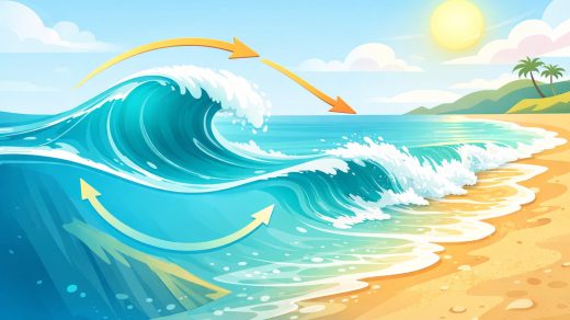 Как волны добираются до берега