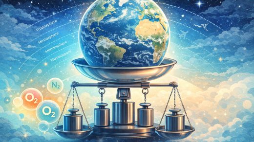 Жер атмосферасының салмағы қанша?