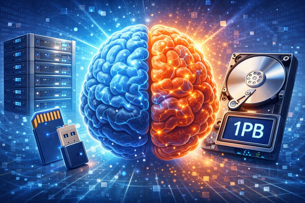 Адам миы қанша жады сақтай алады? – ИнфоРадар 1