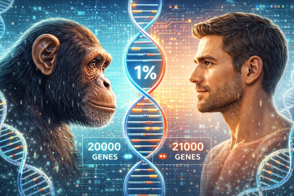 Адамды шимпанзеден қанша ген ажыратады? – ИнфоРадар 1