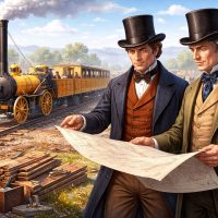 Кто построил первую железную дорогу