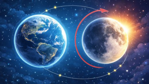 Почему Луна всегда повернута к нам одной стороной