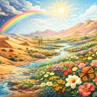 Почему пустыни иногда цветут